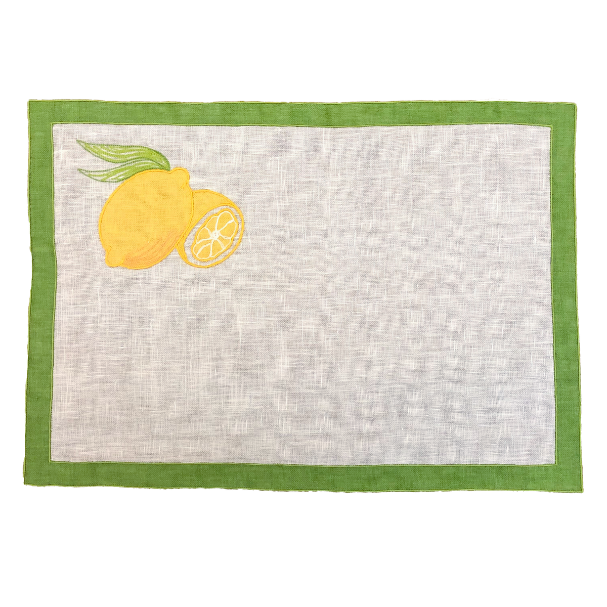 Zagare limoni – set of 2 placemats and napkins