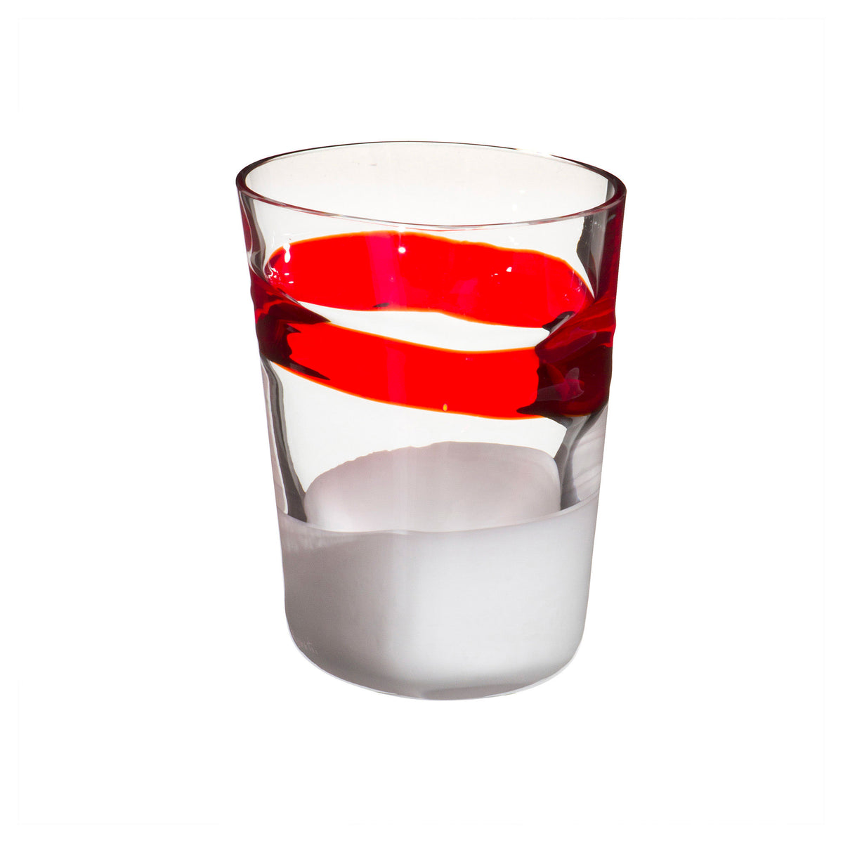 Bora – red and white glass