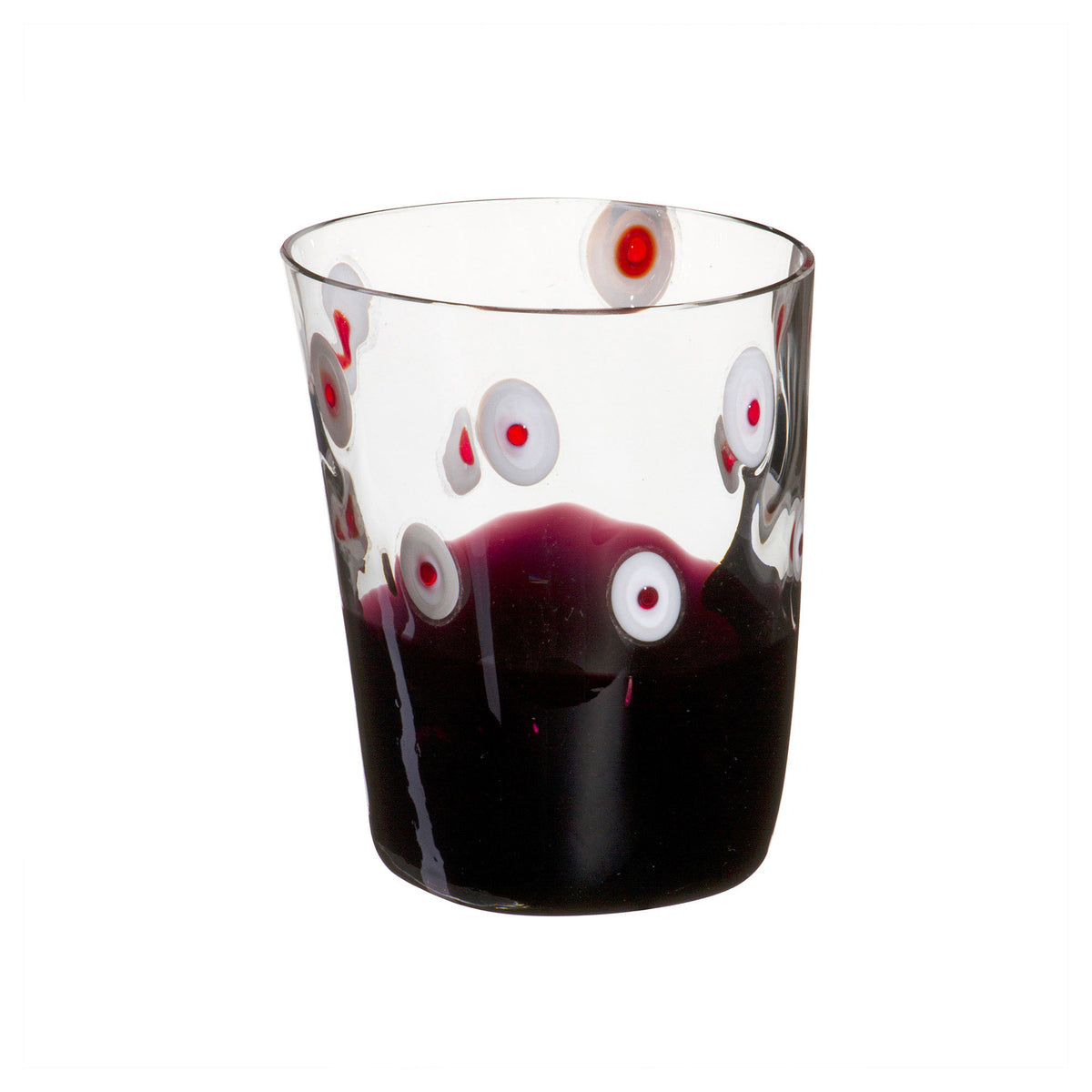 Bora – black and red glass