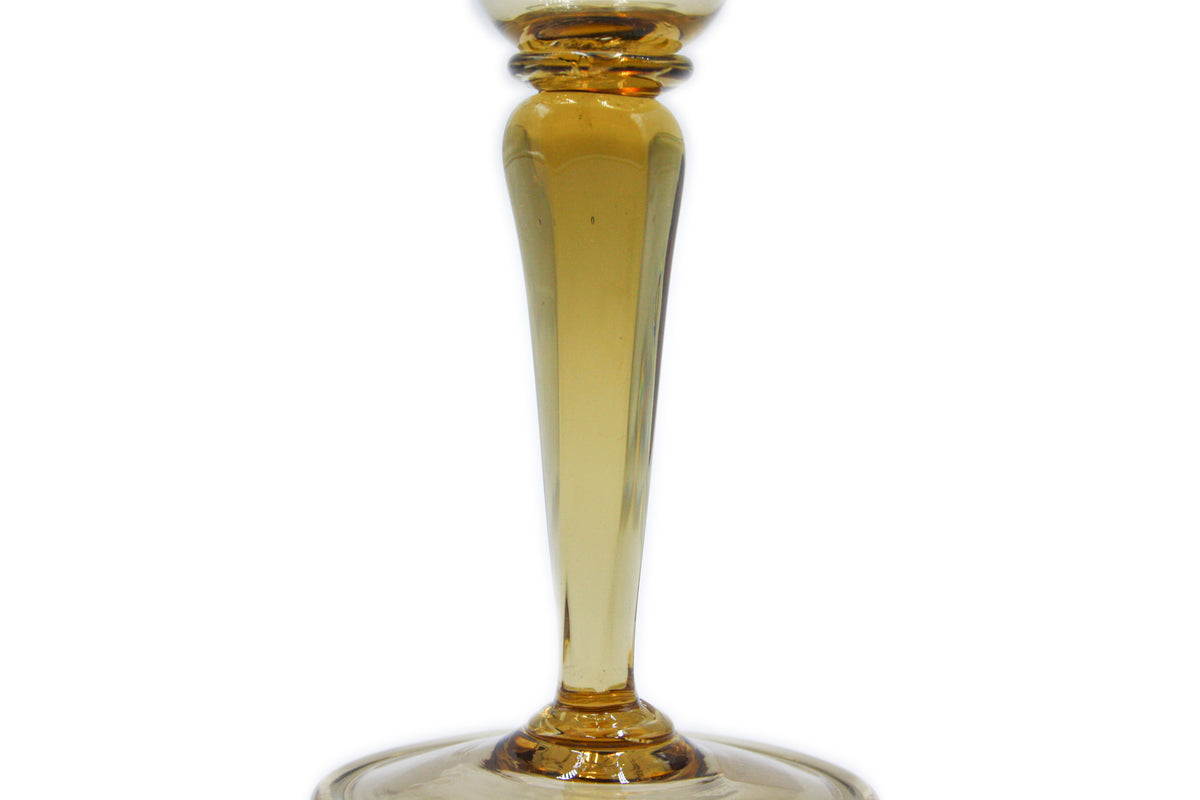 Set of 2 micro-smoked wine glasses