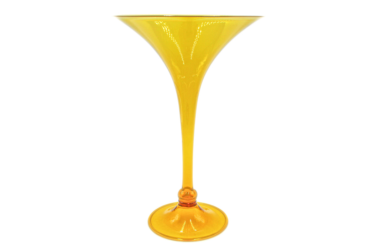 Yellow trumpet vase 