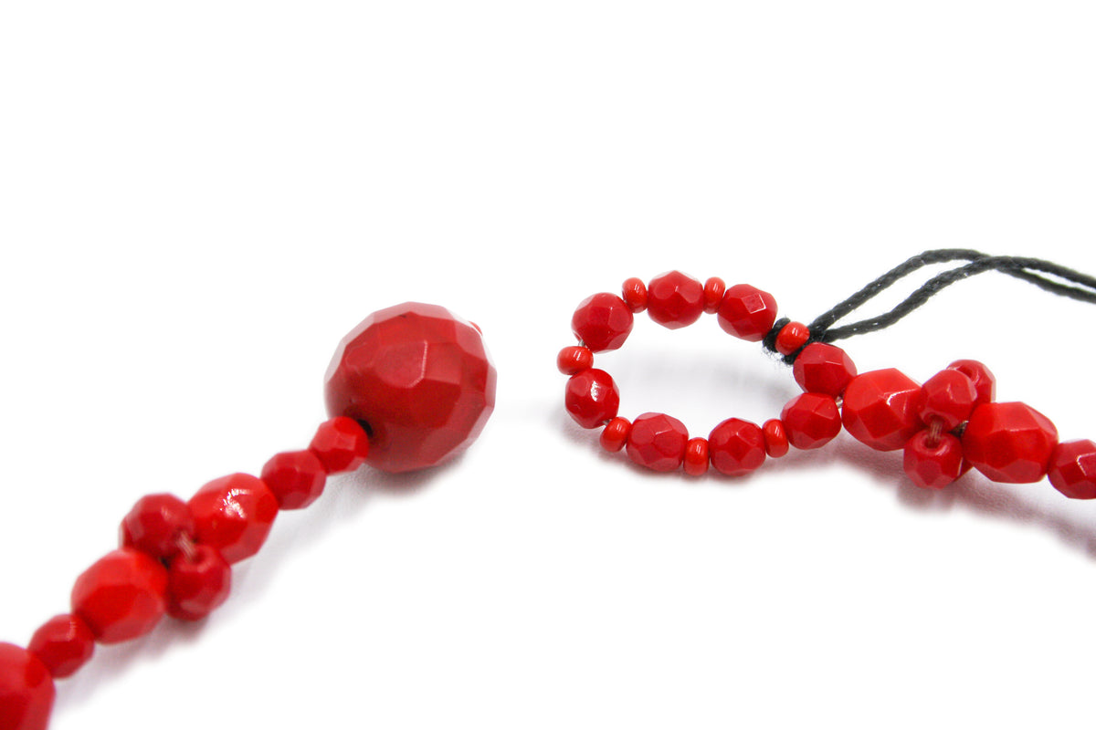 Necklace with rings - VARIOUS COLORS AVAILABLE