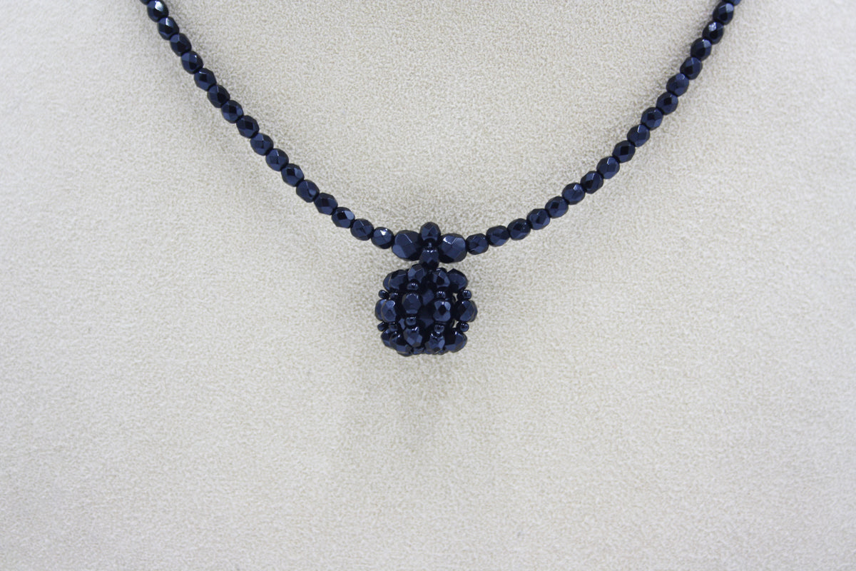 1-ball necklace - VARIOUS COLORS AVAILABLE-thumbmail-5
