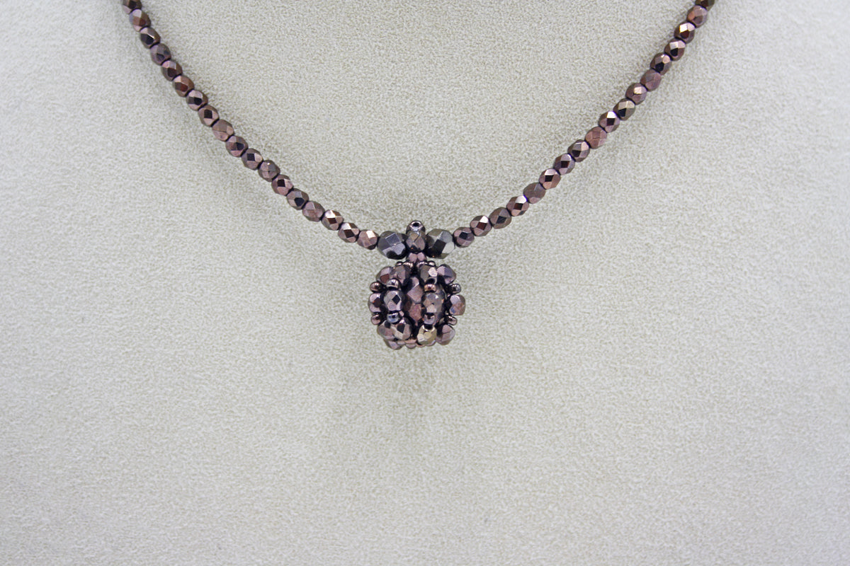 1-ball necklace - VARIOUS COLORS AVAILABLE-thumbmail-10