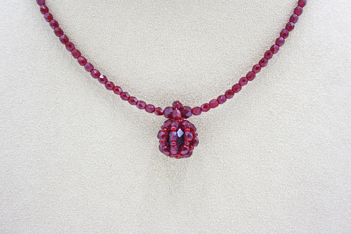 1-ball necklace - VARIOUS COLORS AVAILABLE-thumbmail-16