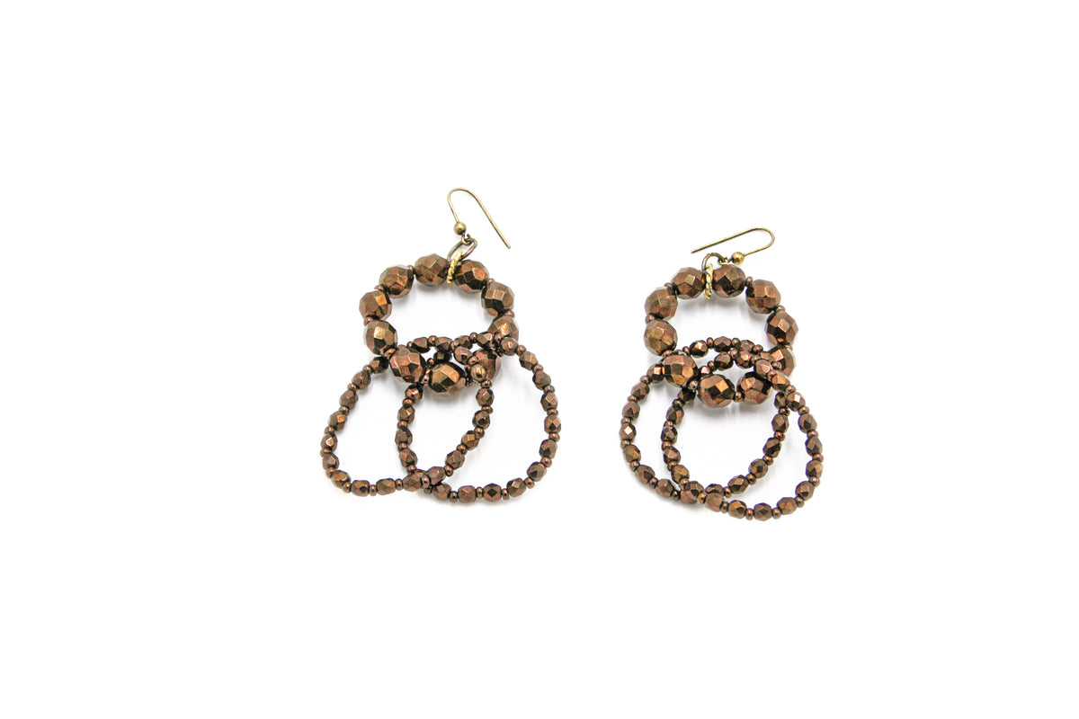 3/4 Hoop Earrings - AVAILABLE IN VARIOUS COLORS