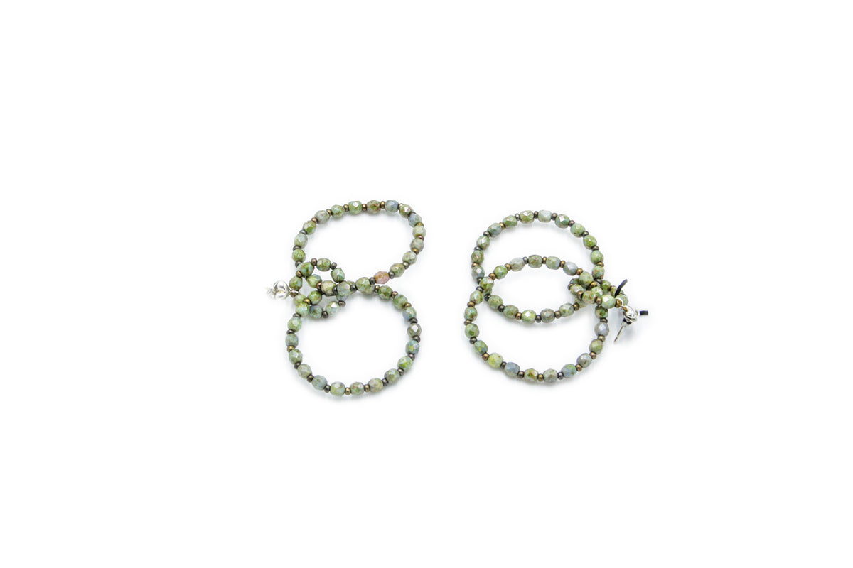 3-Ring Earrings - VARIOUS COLORS AVAILABLE