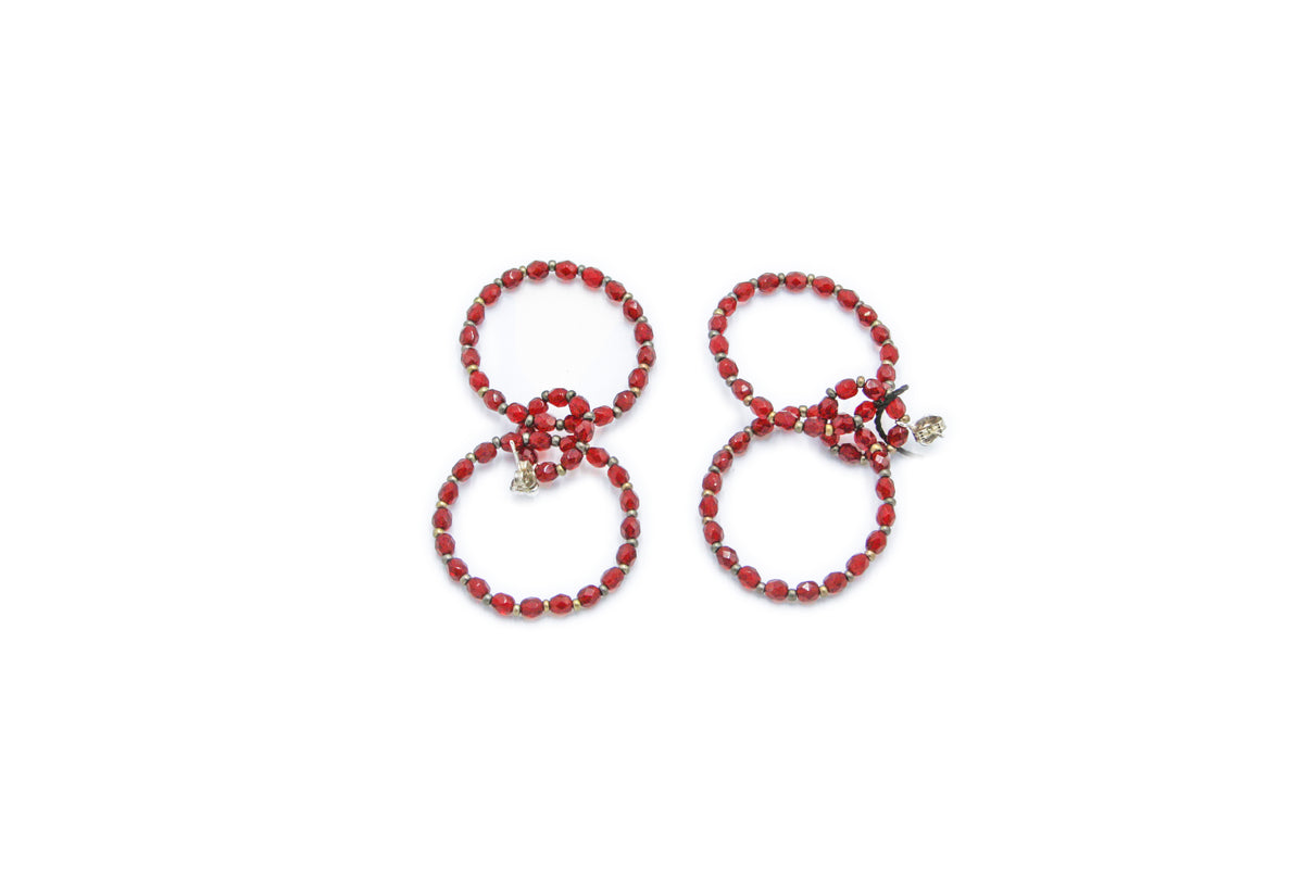 3-Ring Earrings - VARIOUS COLORS AVAILABLE