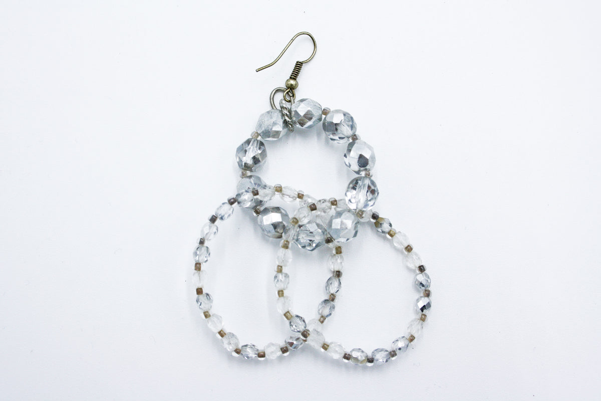 3/4 Hoop Earrings - AVAILABLE IN VARIOUS COLORS