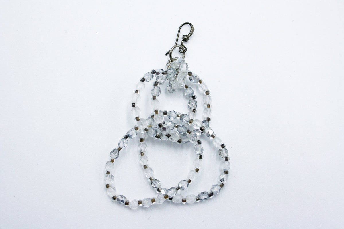 3/4 Hoop Earrings - AVAILABLE IN VARIOUS COLORS