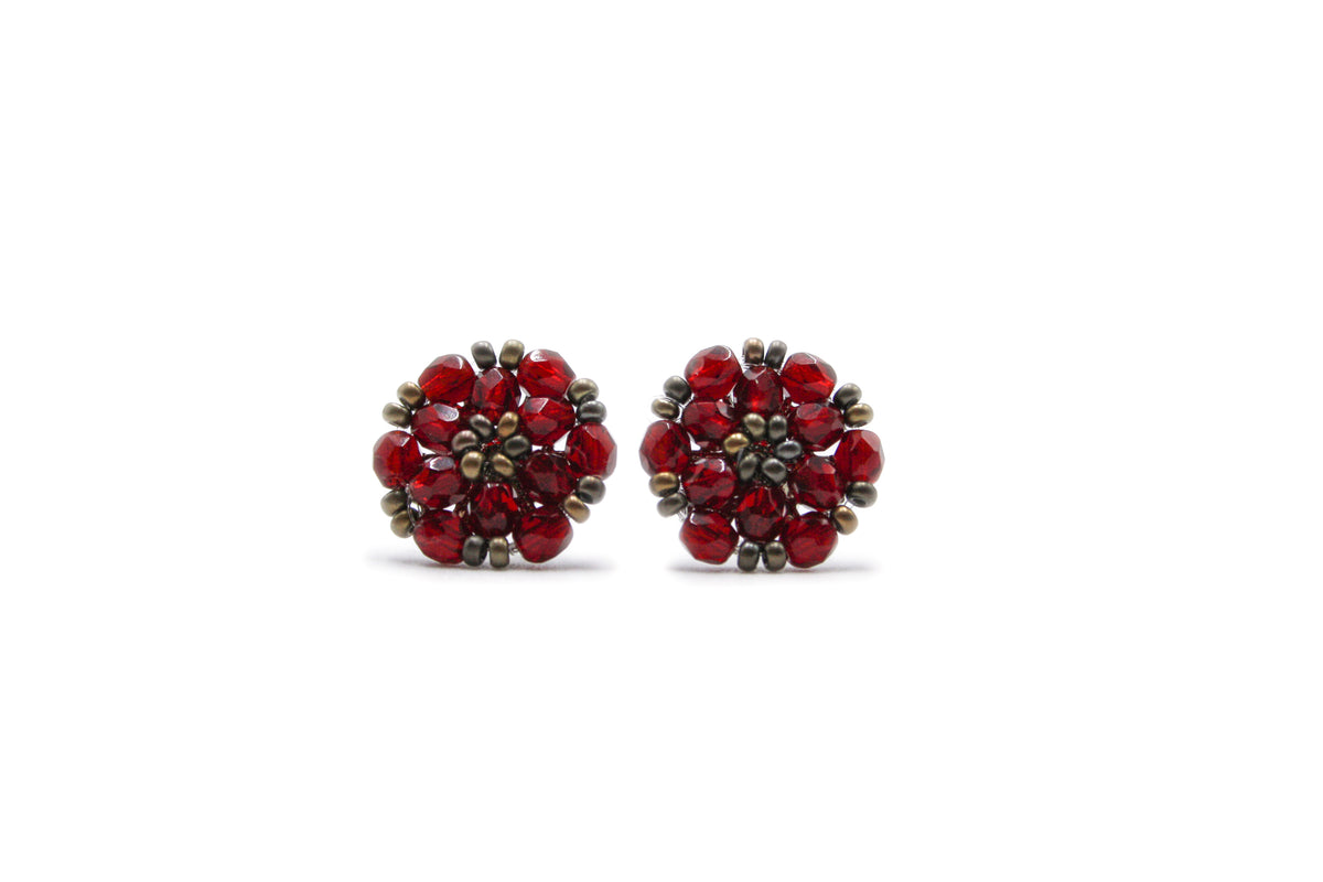 Round earring - VARIOUS COLORS AVAILABLE