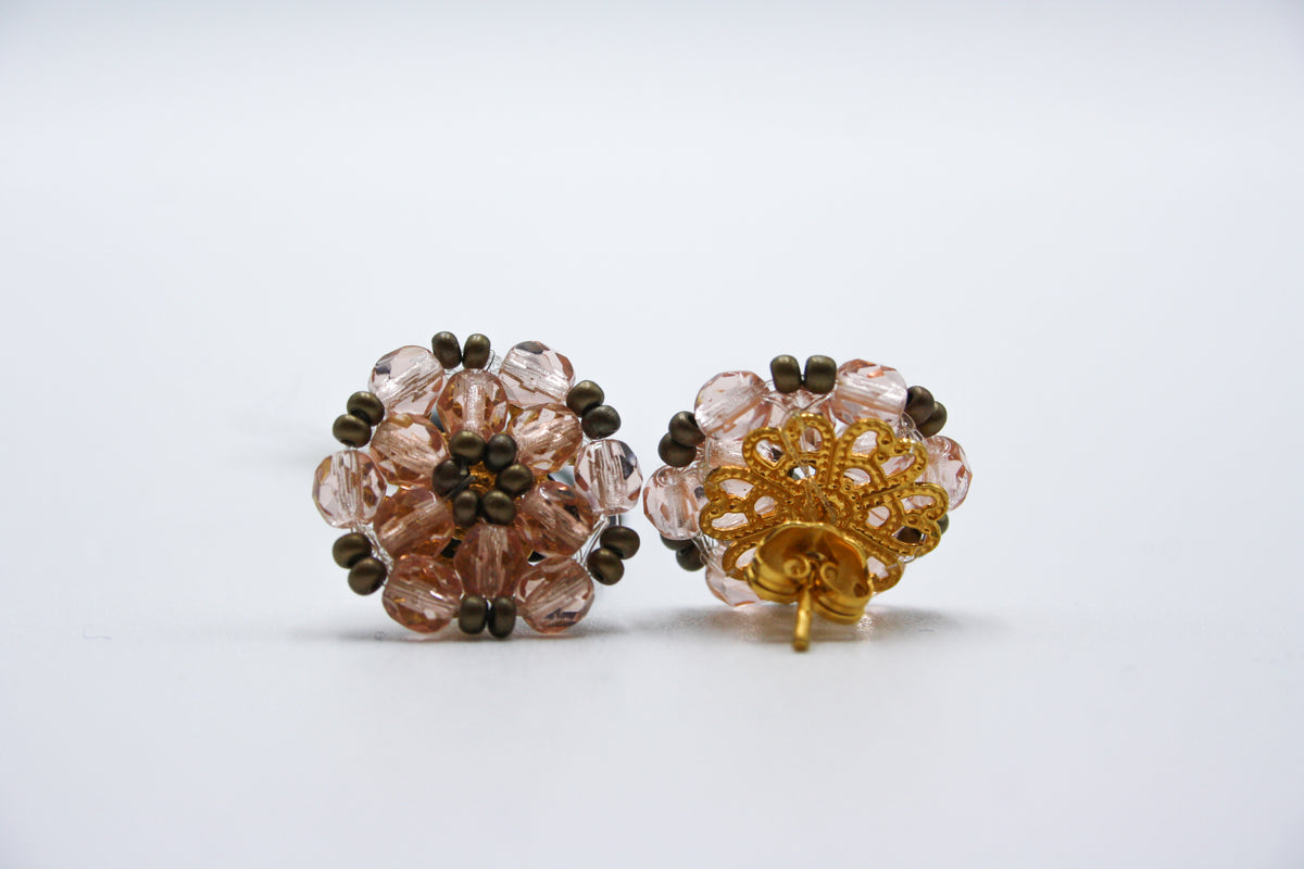 Round earring - VARIOUS COLORS AVAILABLE