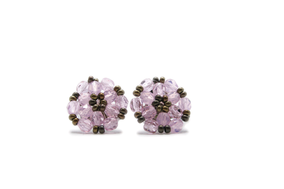 Round earring - VARIOUS COLORS AVAILABLE