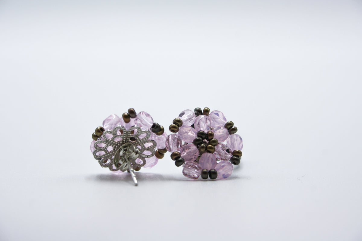 Round earring - VARIOUS COLORS AVAILABLE