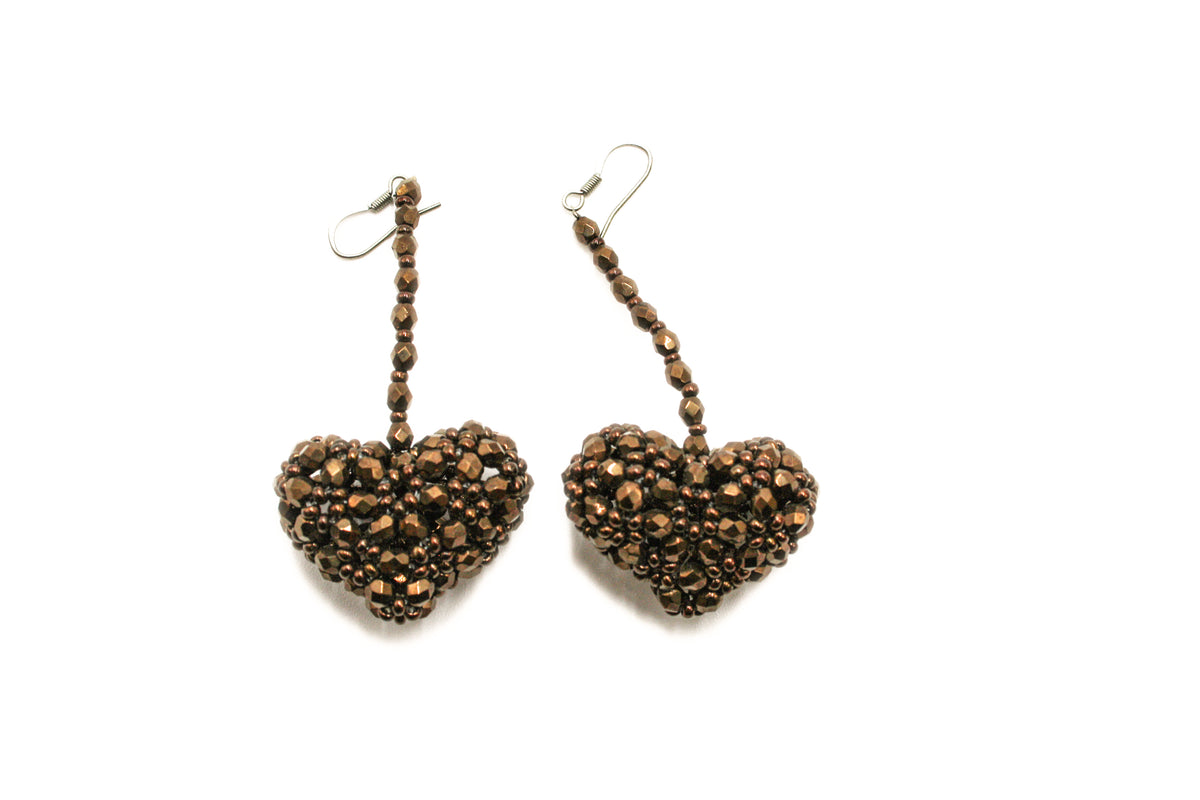 Heart earrings