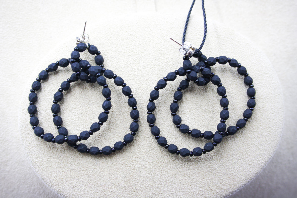 3-Ring Earrings - VARIOUS COLORS AVAILABLE