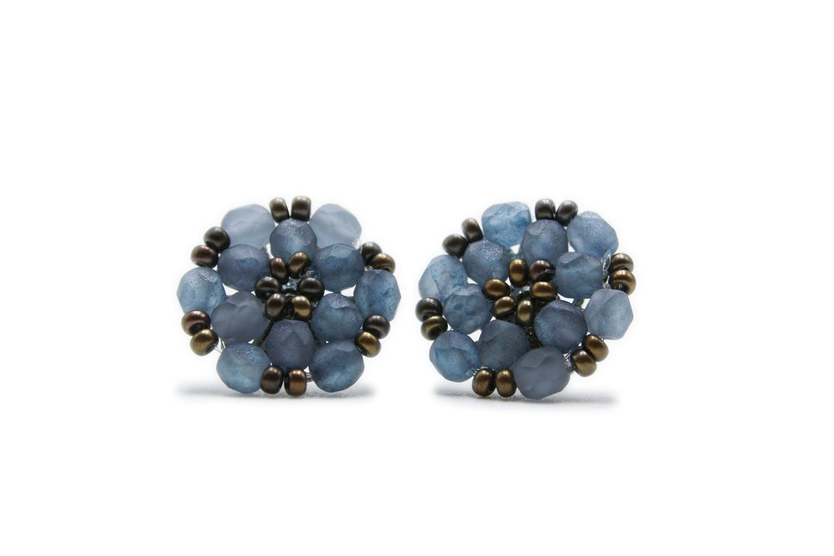 Round earring - VARIOUS COLORS AVAILABLE