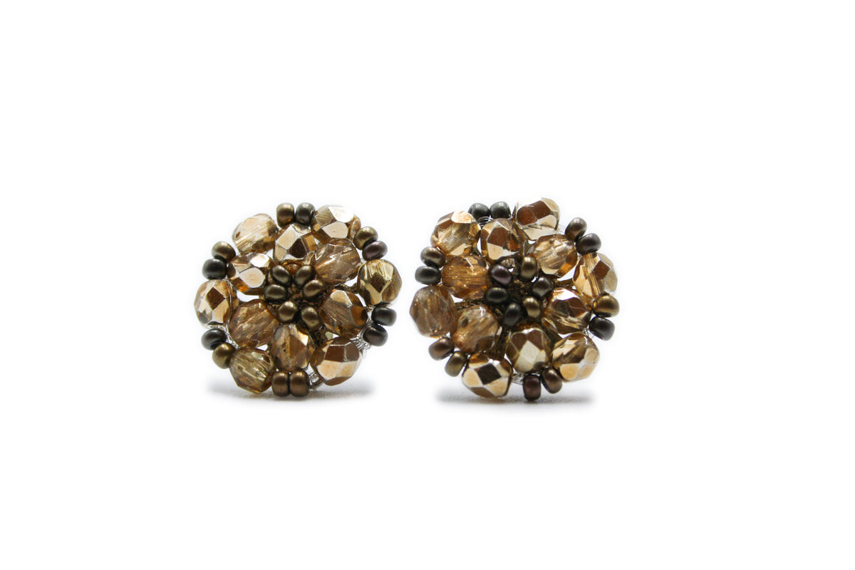 Round earring - VARIOUS COLORS AVAILABLE