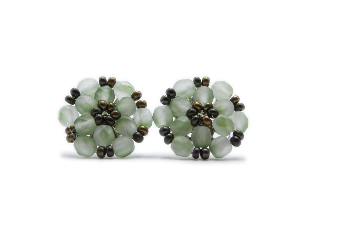 Round earring - VARIOUS COLORS AVAILABLE