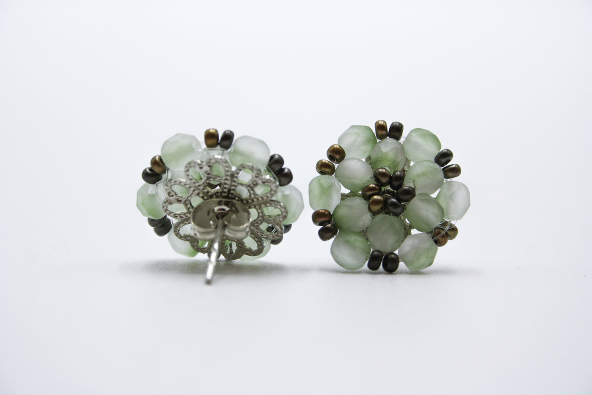 Round earring - VARIOUS COLORS AVAILABLE