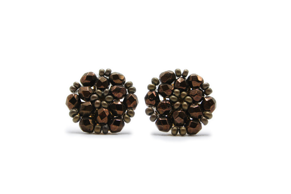 Round earring - VARIOUS COLORS AVAILABLE