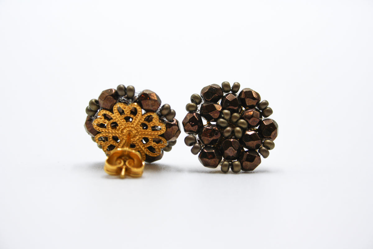 Round earring - VARIOUS COLORS AVAILABLE