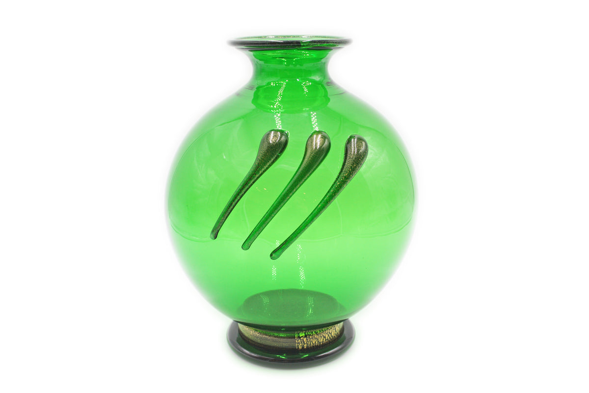 Green vase