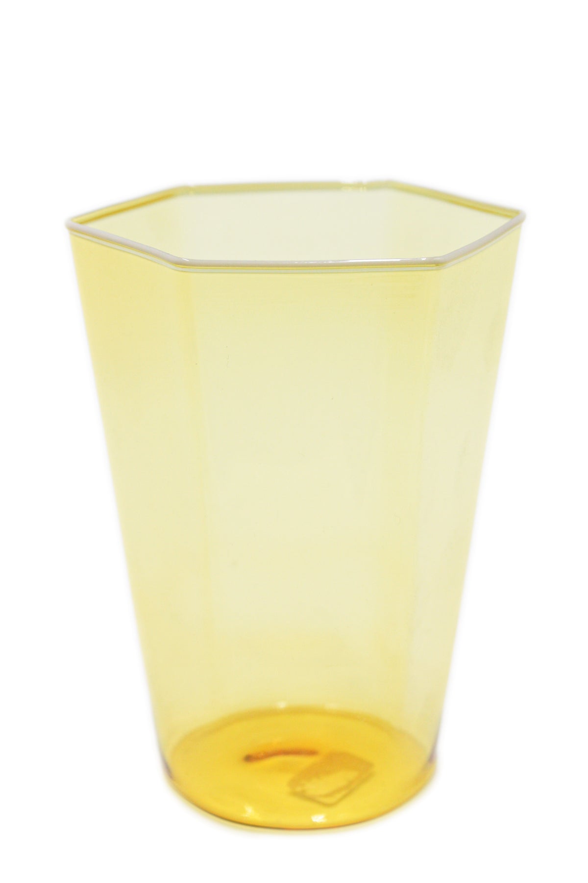 Hexagonal water glass