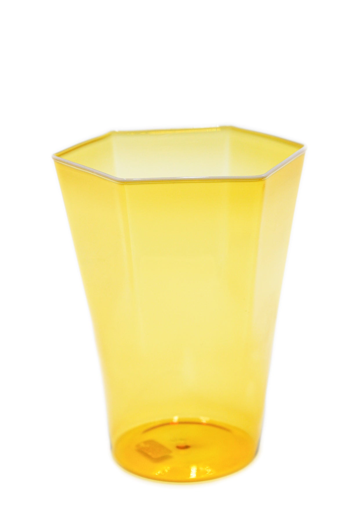 Hexagonal water glass
