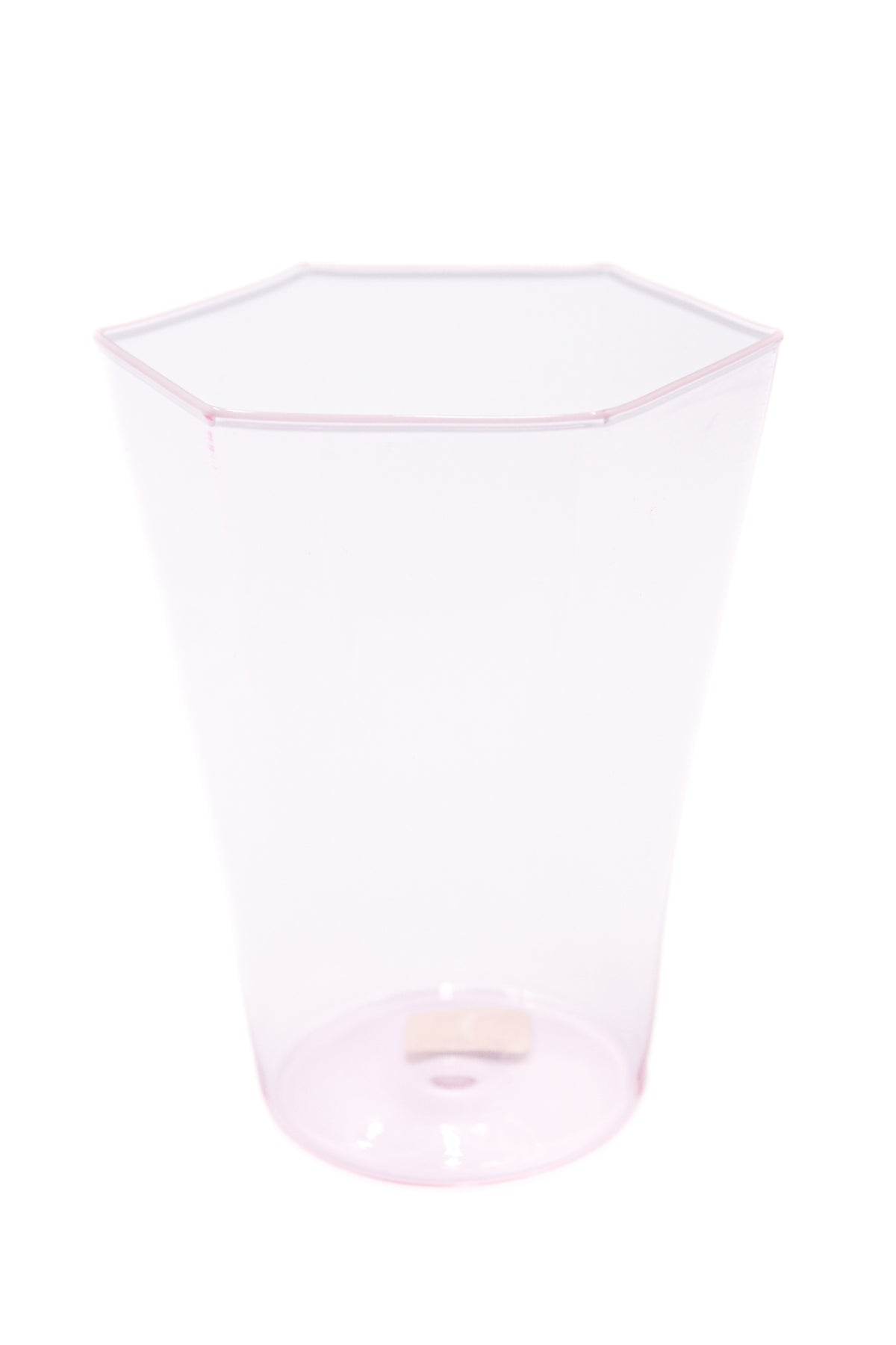 Hexagonal water glass