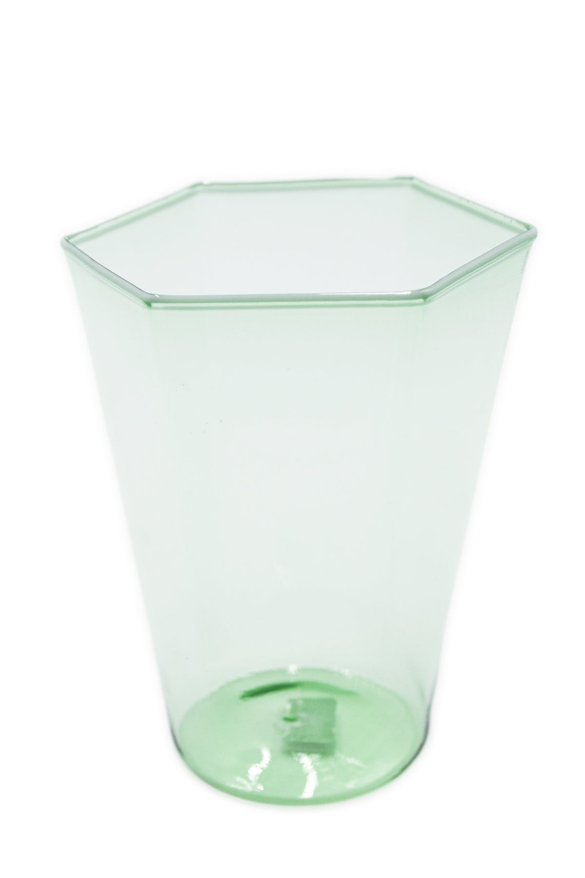 Hexagonal water glass