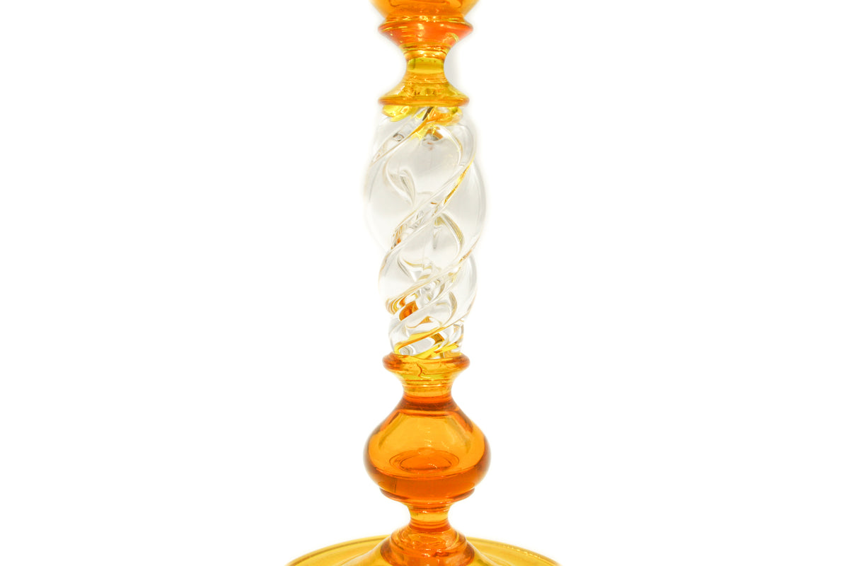 Yellow martini glass
