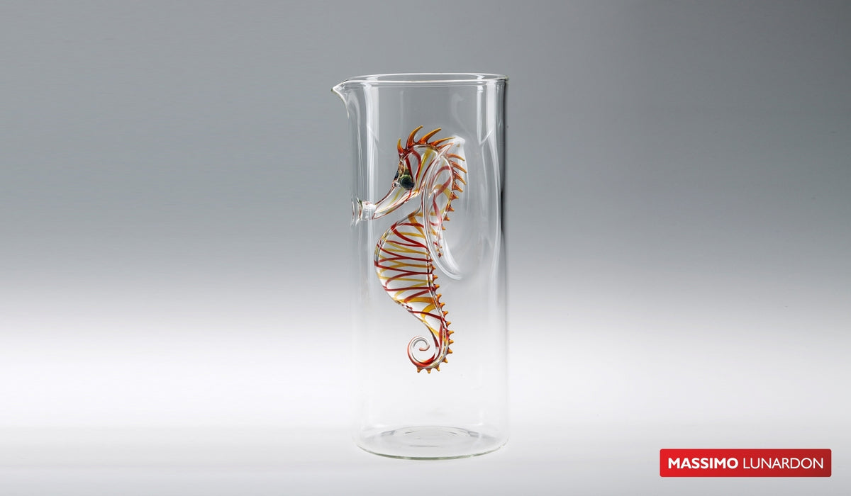 Seahorse Carafe by Massimo Lunardon