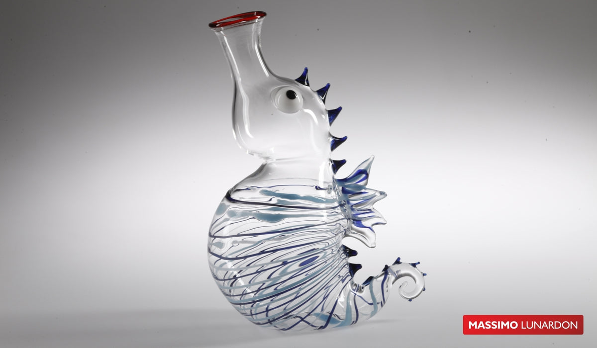 Seahorse Decanter by Massimo Lunardon