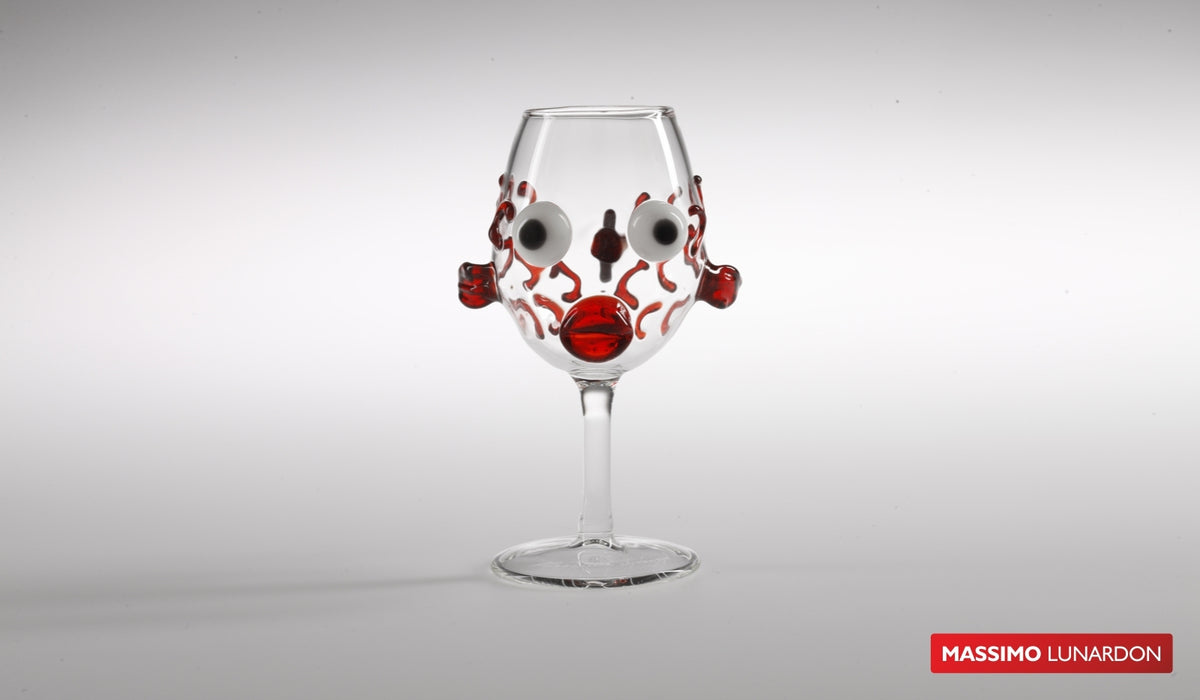Goldfish shot glass by Massimo Lunardon