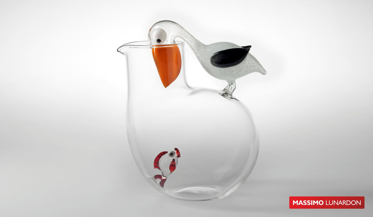 Pelican jug by Massimo Lunardon