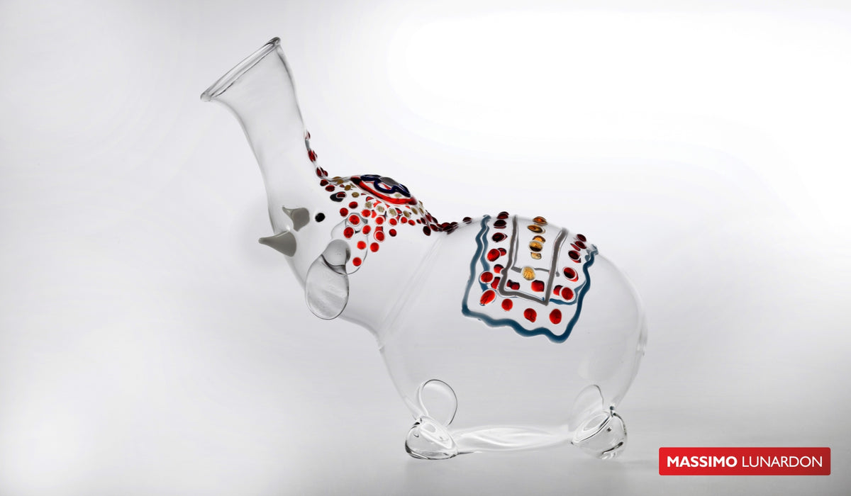 Borneo elephant decanter