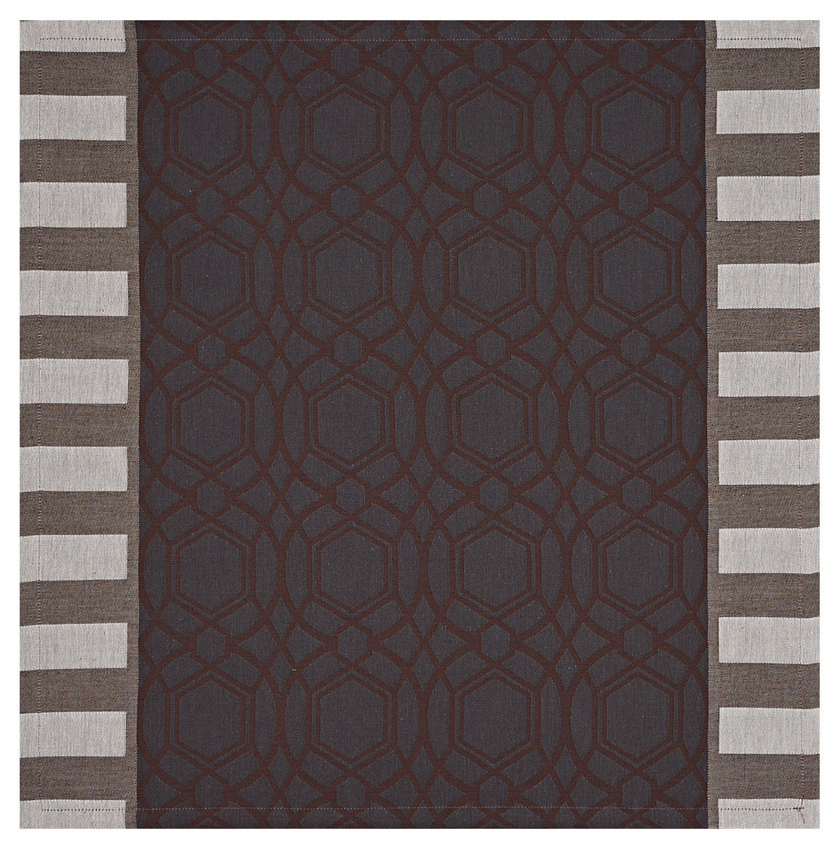 Palais Royal Bronze tablecloth by Le Jacquard Français